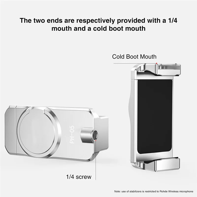 Clip magnético Top-PH-05 para estabilizador de cardán DJI OM 6/OM 5/OM 4/OM 4 SE, soporte para teléfono móvil con soporte de zapata fría para luz Led - imagen 2