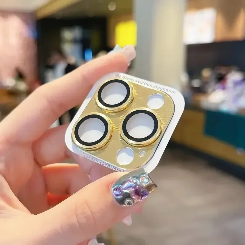 Protector de lente de cámara de cristal para IPhone 13, 12, 16, 14, 15 Pro Max Mini HD, película protectora de lente trasera para IPhone 15 14 Plus, 2-3 Uds. - imagen 4