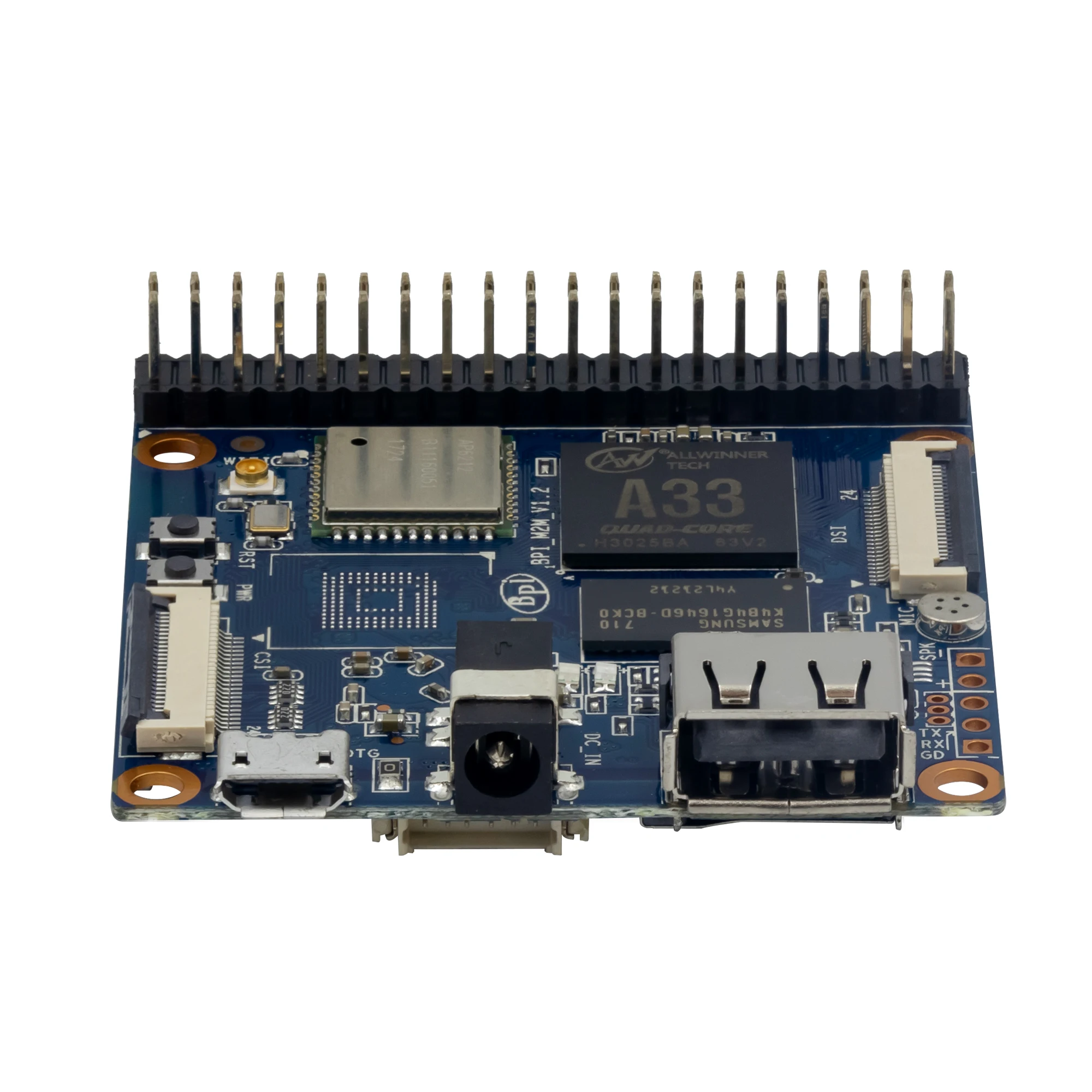 Banana Pi-BPI-M2M Allwinner A33, cuatro núcleos, 512MB, DDR3, No eMMC, WiFi, BT4.0, funciona con Android 6,0, Linux, Ubuntu, Tina, placa única - imagen 4