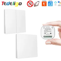 Tedeligo Interruptor Inteligente WiFi RF Cinético Compatible Alexa
