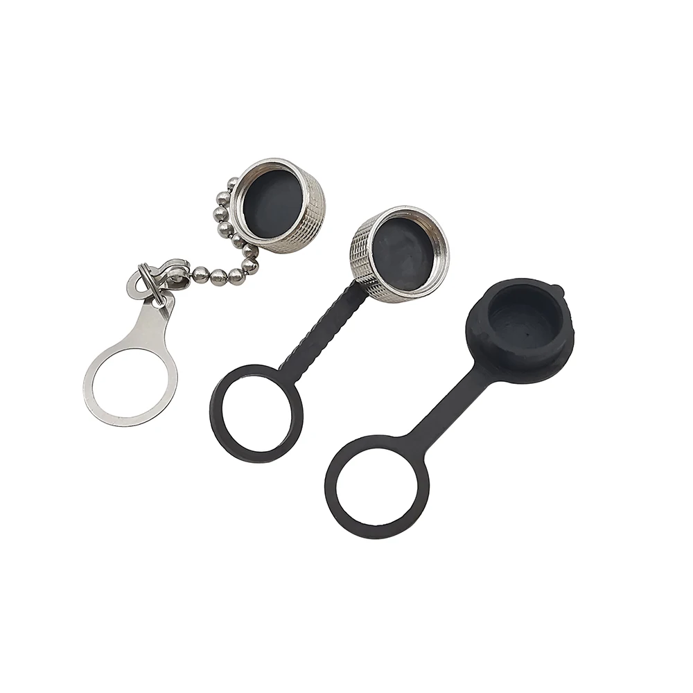 1 Uds GX12 GX16 GX20 conector de aviación cubierta impermeable funda protectora tapa de Metal de plástico - imagen 3