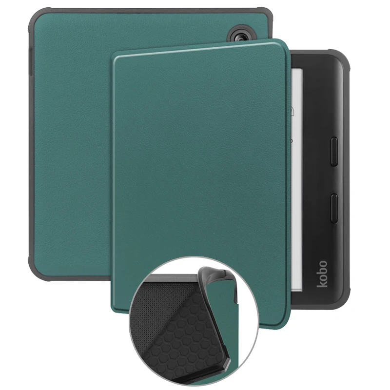 Para Kobo Libra Color 7 pulgadas Funda lindo unicornio gato flor pintado suave TPU trasero Ereader para Funda Kobo Libra Color cubierta 2024