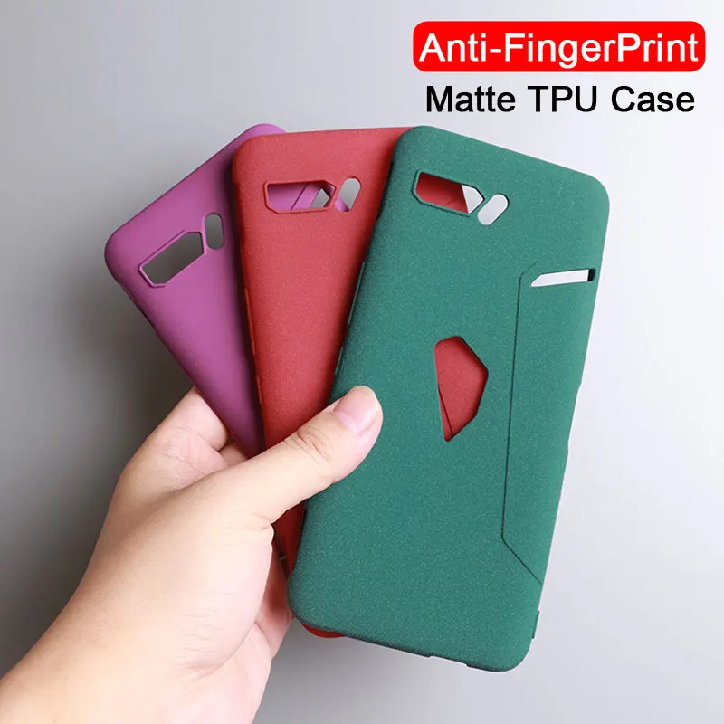 Funda suave mate de piedra arenisca ultradelgada para Asus Rog Phone 6 Pro, funda de silicona TPU para Rog Phone 5 5s 3 2 6D 6Pro - imagen 2