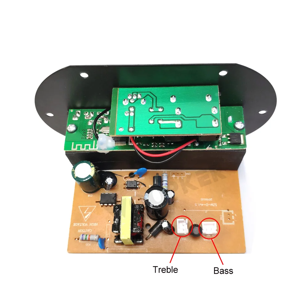 Woopker-placa amplificadora D3 Mono Max 120W con Bluetooth, Radio FM, módulo de amplificador de Audio de 11V/ 220V/ 12V/ 24V - imagen 5