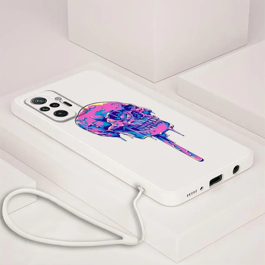 Funda blanda para Xiaomi Redmi Note 10Lite 11s 10 12s 14 Pro Plus 10 11 Pro 13 12 ProPlus Cool Cartoon Skull - imagen 5