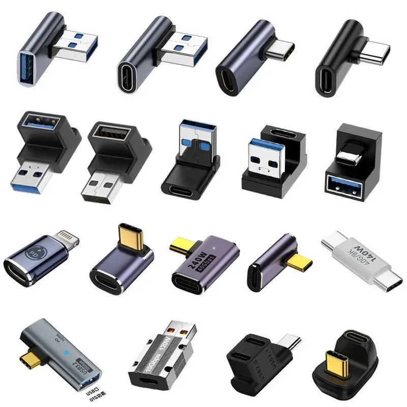 Adaptador de extensión USB macho a hembra, adaptador de conector USB 40GBPS para convertidor de PC portátil - imagen 2