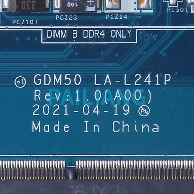 Para la placa base del ordenador portátil DELL Inspiron 3511 LA-L241P 05PD08 0042CN 0818KM 06F315 i3 i5 i7 11. a generación placa base del cuaderno completamente probada - imagen 5