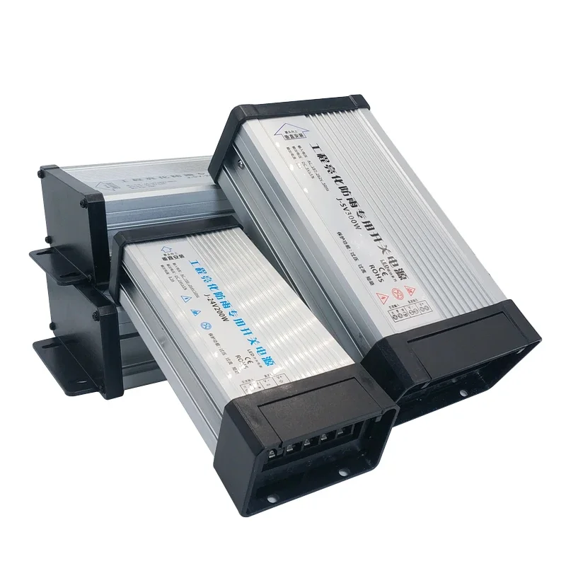 Fuente de alimentación conmutada de 5 12 24 V voltios AC DC 5v 12V 24V fuente de alimentación 5A 8A 10A 15A 20A 220V a 5V 12V 24V SMPS a prueba de lluvia para exteriores - imagen 5
