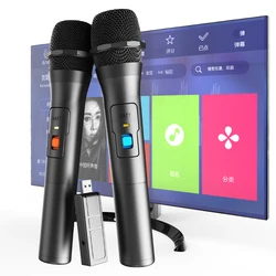 Kit Micrófono Inalámbrico Karaoke VHF USB – Audio Profesional Calidad