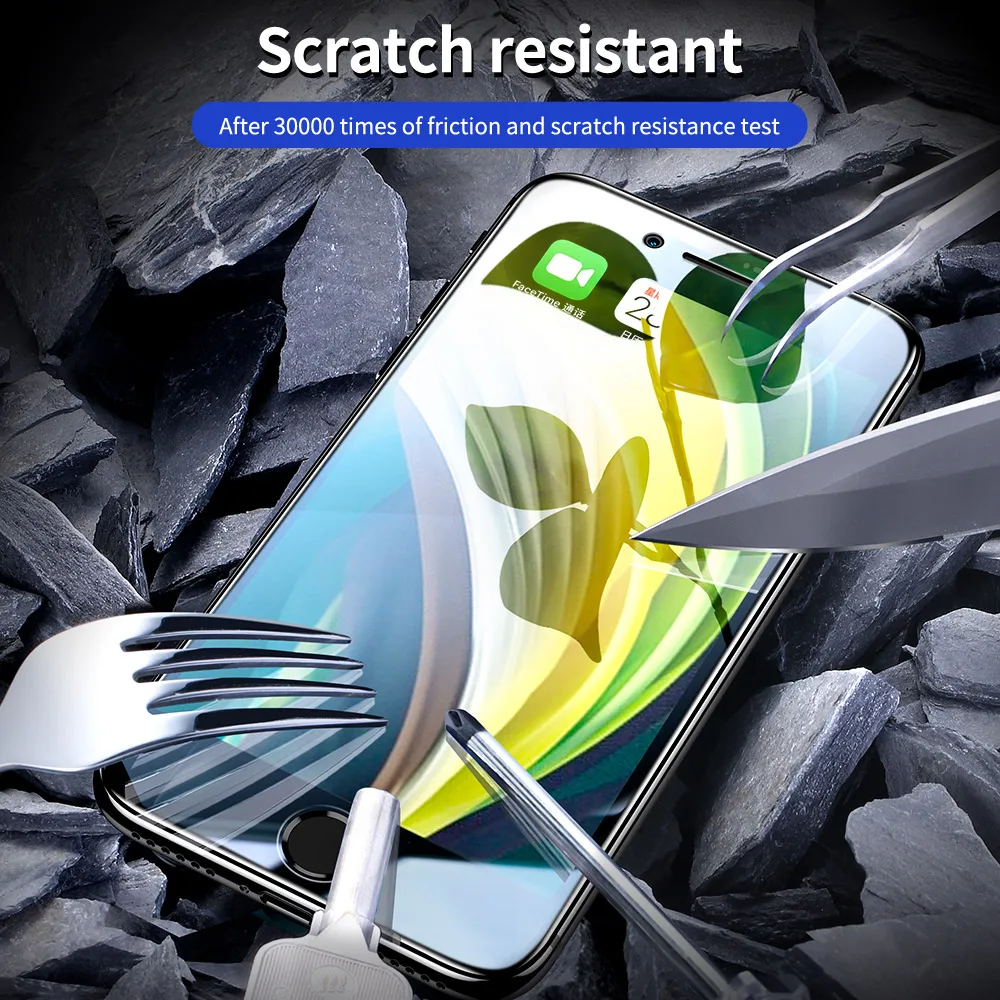 SmartDevil-Película protectora de pantalla para iPhone, cristal templado de diamante, HD, SE2023, SE 2020 - imagen 5