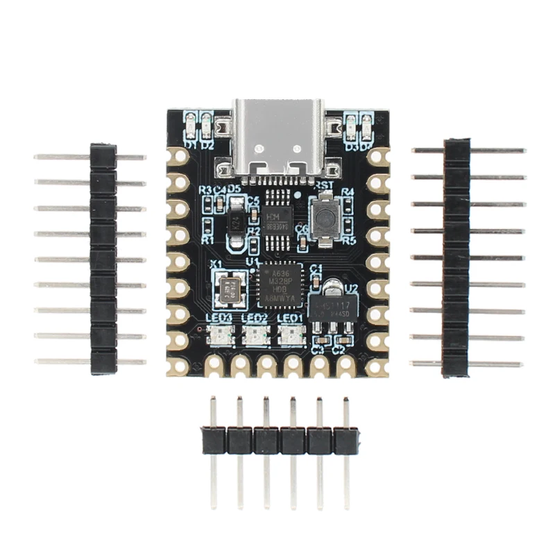 Placa de desarrollo NANO V3.0/Nano SuperMini tipo C chip atmega328p puerto serie ch340 para arduino - imagen 2