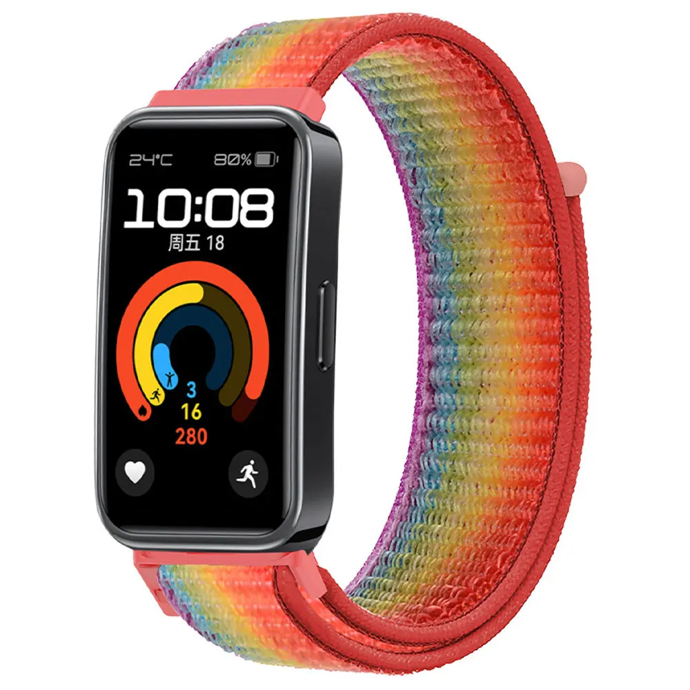 Correa de nailon para Huawei band 10/9/8, accesorios para reloj inteligente, correa de repuesto, pulsera deportiva para Huawei Band10 - imagen 2