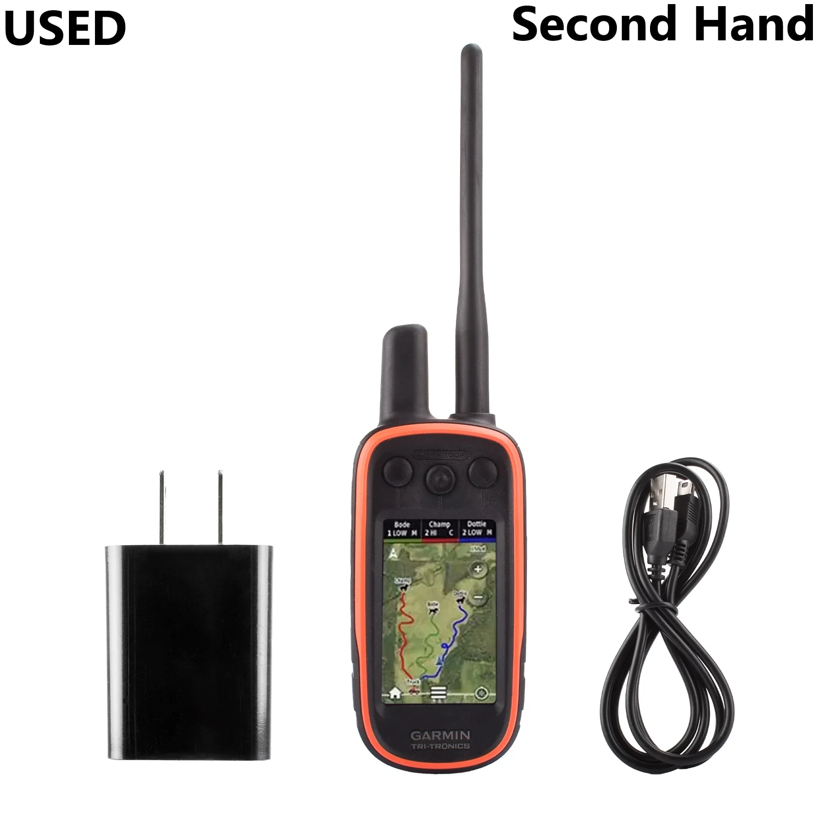 Dispositivo GPS de seguimiento de entrenamiento remoto para perros Garmin Alpha 100 en uno Dispositivo de mano de seguimiento remoto para perros Dispositivo GPS portátil