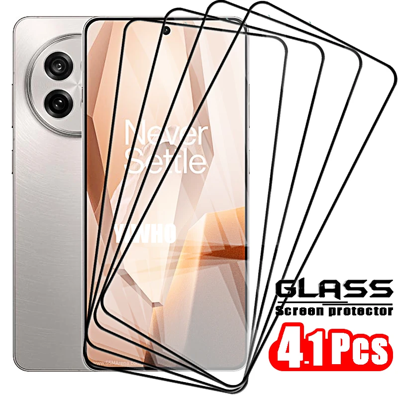 4-1 Uds vidrio templado para Oneplus 13R protectores de pantalla película protectora frontal HD cubierta completa para One Plus One + 1+ 13 R R13 - imagen 2