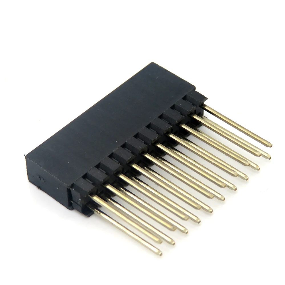 1 unids/lote nuevo 2,54mm 2x10P/16P/20P/25P/32P/40 Pin conector de cabezal de apilamiento hembra doble fila 2x20P PC104 para Raspberry Pi 2 - imagen 3