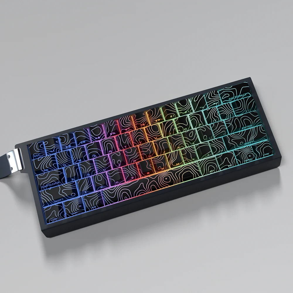 Teclas temáticas Contour 3,0 PBT Cherry Profile teclas de sublimación de tinte para Rs8 ATK Rs6 Ultra Mchose Ace68 Mad 60he Keyboarad - imagen 5