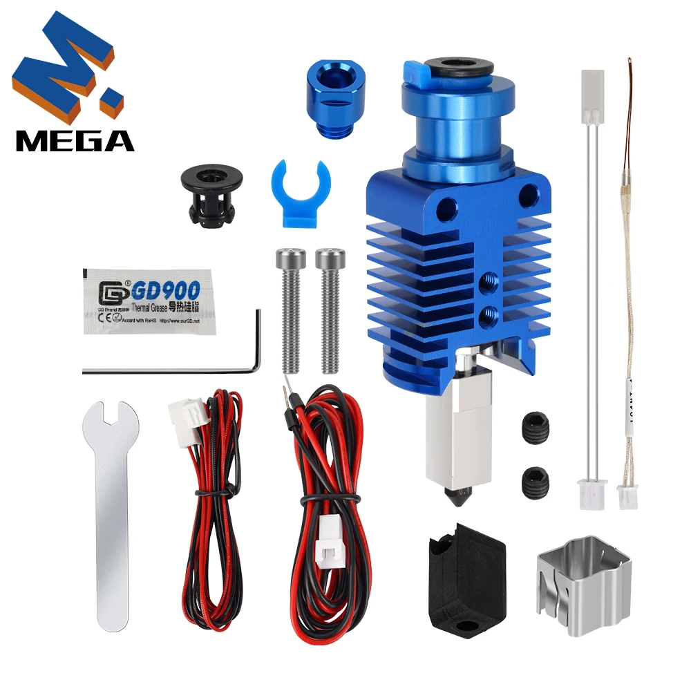 Hotend Upgrade TZ E3 V6 2,0 Hotend almohadilla calefactora de cerámica para Ender 3 Ender 3 V2 Ender 3 Pro FDM Vorn 2,4 impresión de alta velocidad
