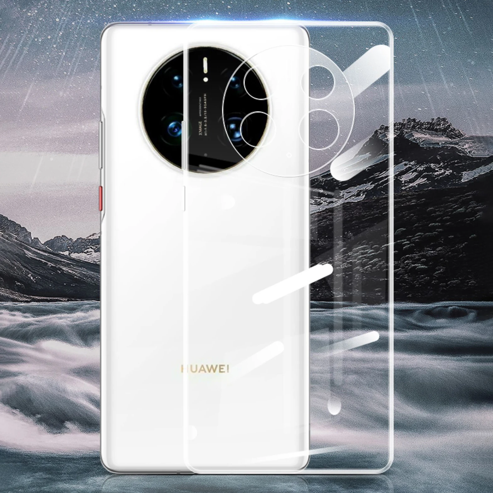 Funda de teléfono transparente para Huawei Mate 50 Pro 50E RS Mate50 50pro, funda protectora de lente Original de lujo fina de silicona transparente suave - imagen 3