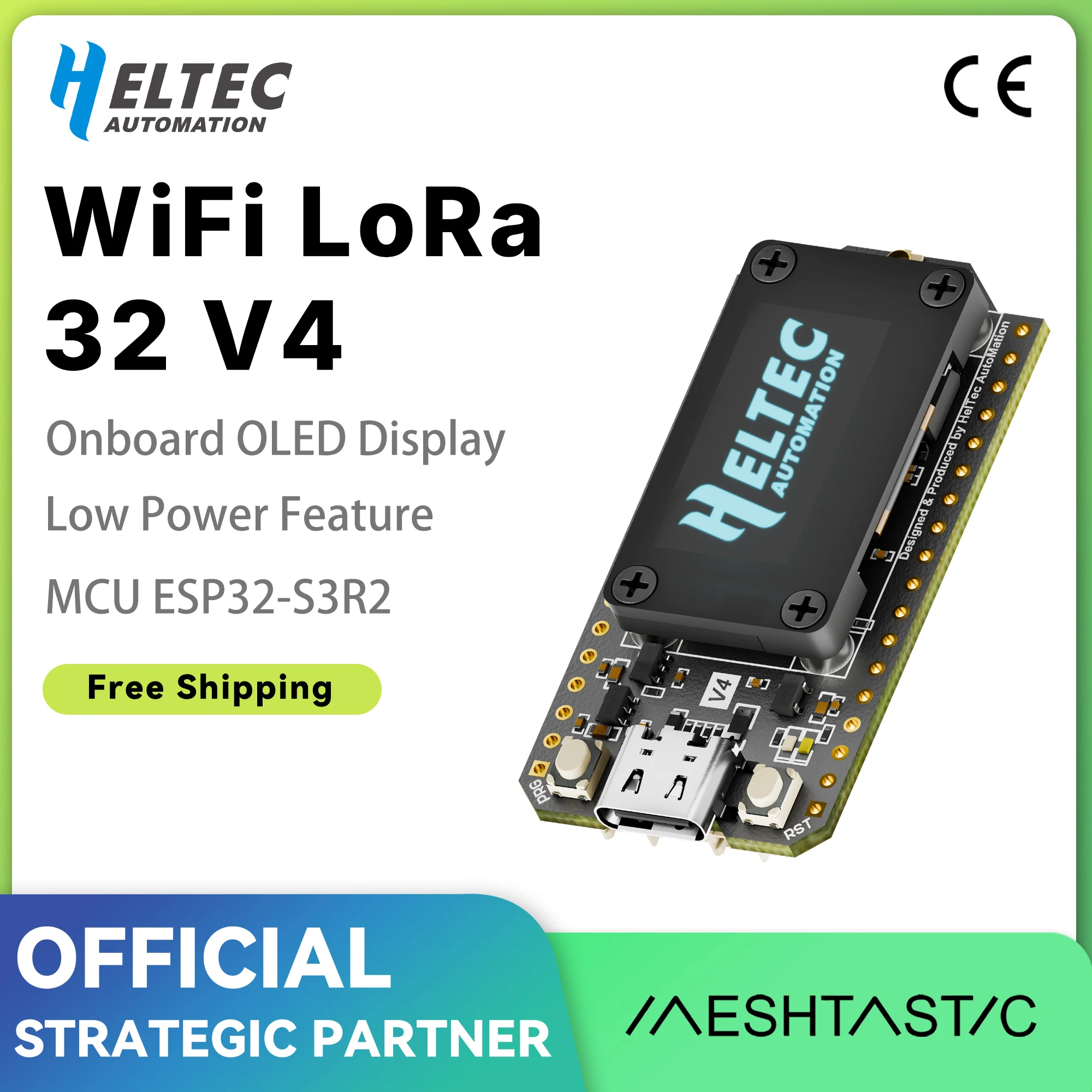 Heltec LoRa32 V4 GPS meshtástico ESP32 WIFI + BLE SX1262 LoRa 0,96 pulgadas OLED Placa de desarrollo con energía Solar red de malla 868 mhz 915 mhz - imagen 2
