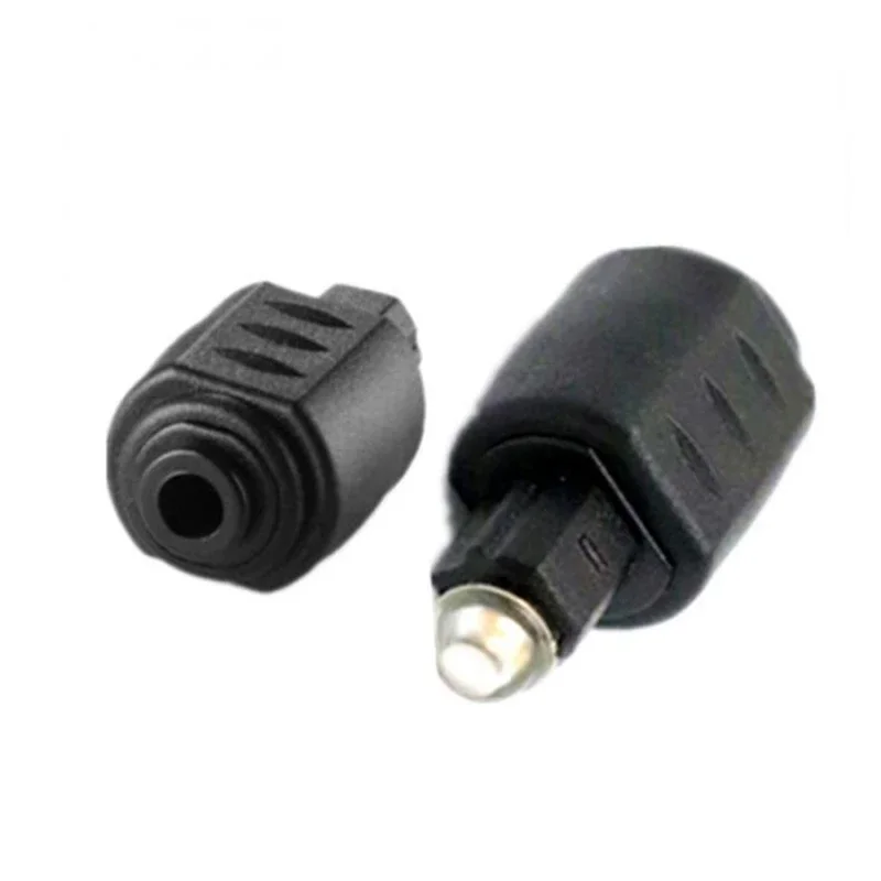 Mini adaptador de audio óptico conector hembra de 3,5 mm a enchufe macho Toslink digital para amplificador - imagen 2
