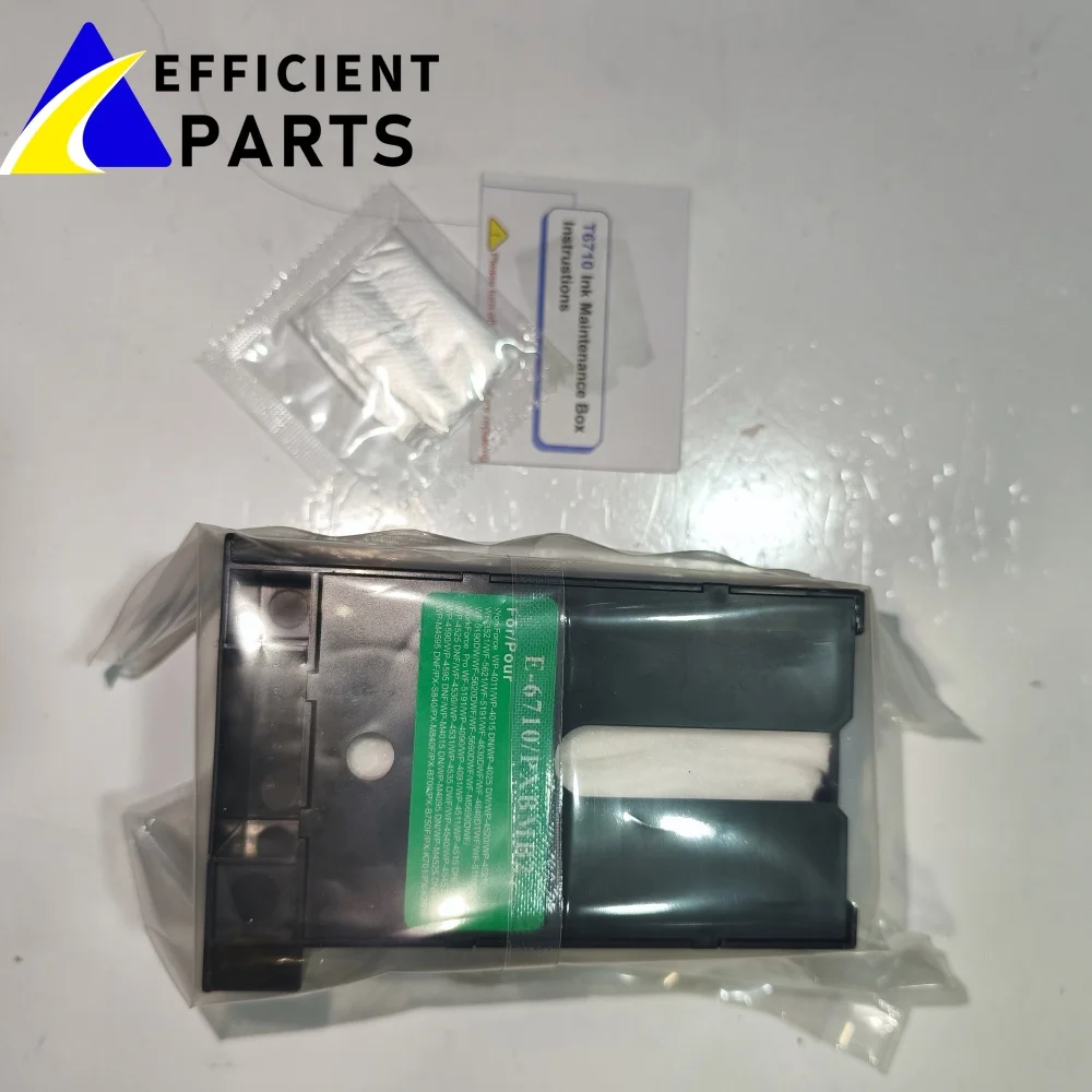 1X caja de mantenimiento T6710 para Epson WF 5110 5190 5620 5690 4630 4640 3520 3530 3540 3640 WP 4010 4020 4530 4533 4540