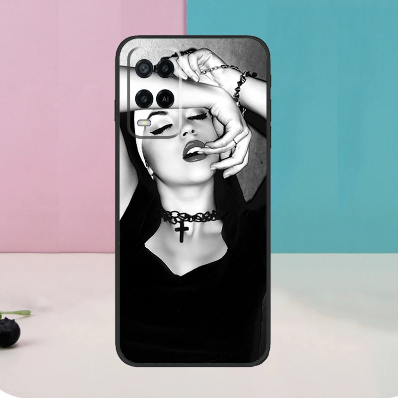 Funda de chica Sexy estilo hermana monja para Oppo A78 A98 A58 A18 A38 A74 A94 A54 A15 A17 A57 A6 A5 Pro A16 A76 A96 A40 A60 A80 - imagen 2