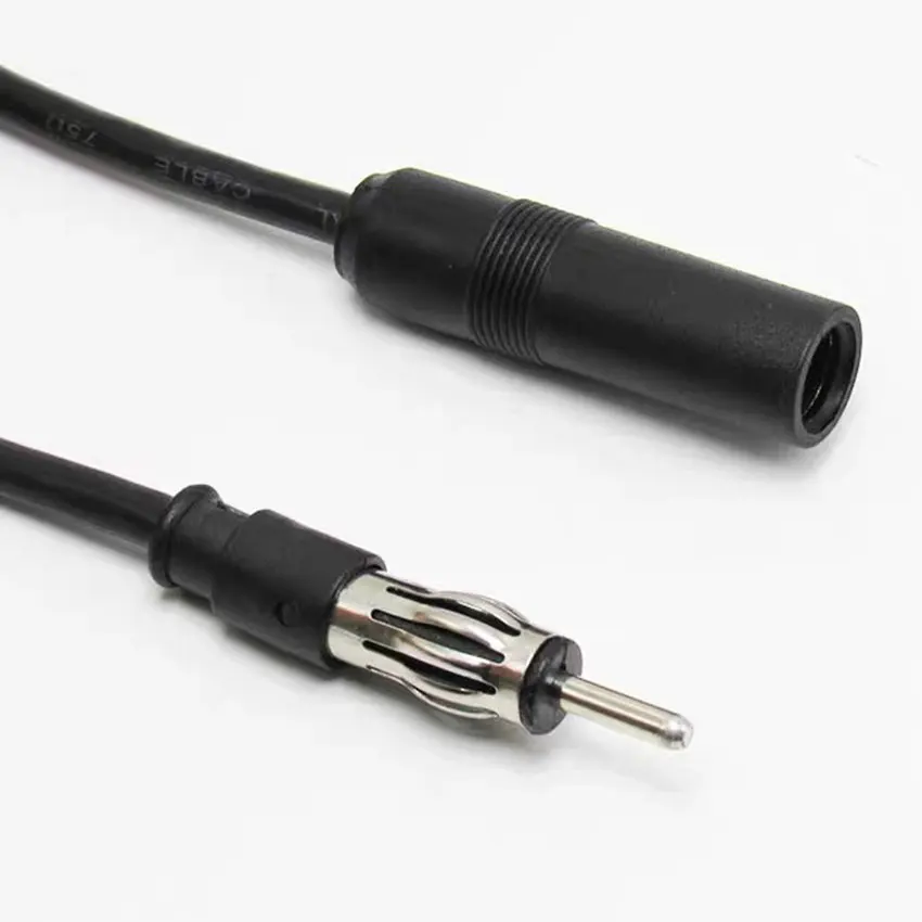 Cable de extensión de antena de Radio de coche, Cable de extensión de antena de coche de Radio FM AM de 35cm y 13 pulgadas, conector de clavija DIN, Cable Coaxial - imagen 3