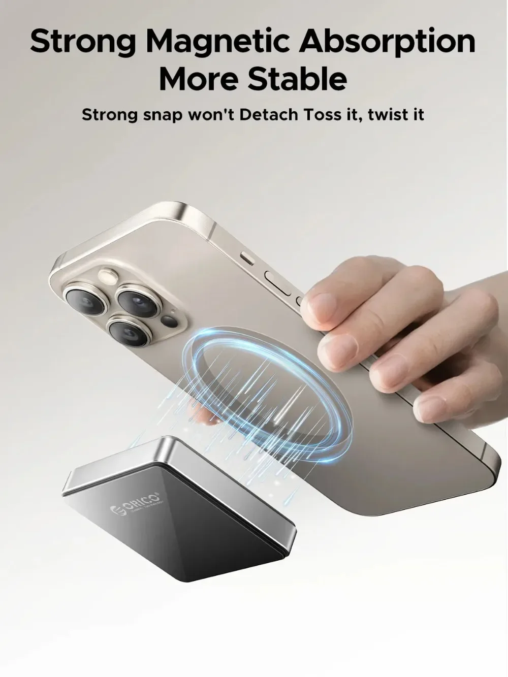 ORICO-carcasa magnética M.2 2230 NVMe SSD, carcasa Magsafe SSD, USB C 3,2 Gen2 a NVMe PCI-E para iPhone 15 Pro Max ProRes MacBook - imagen 3