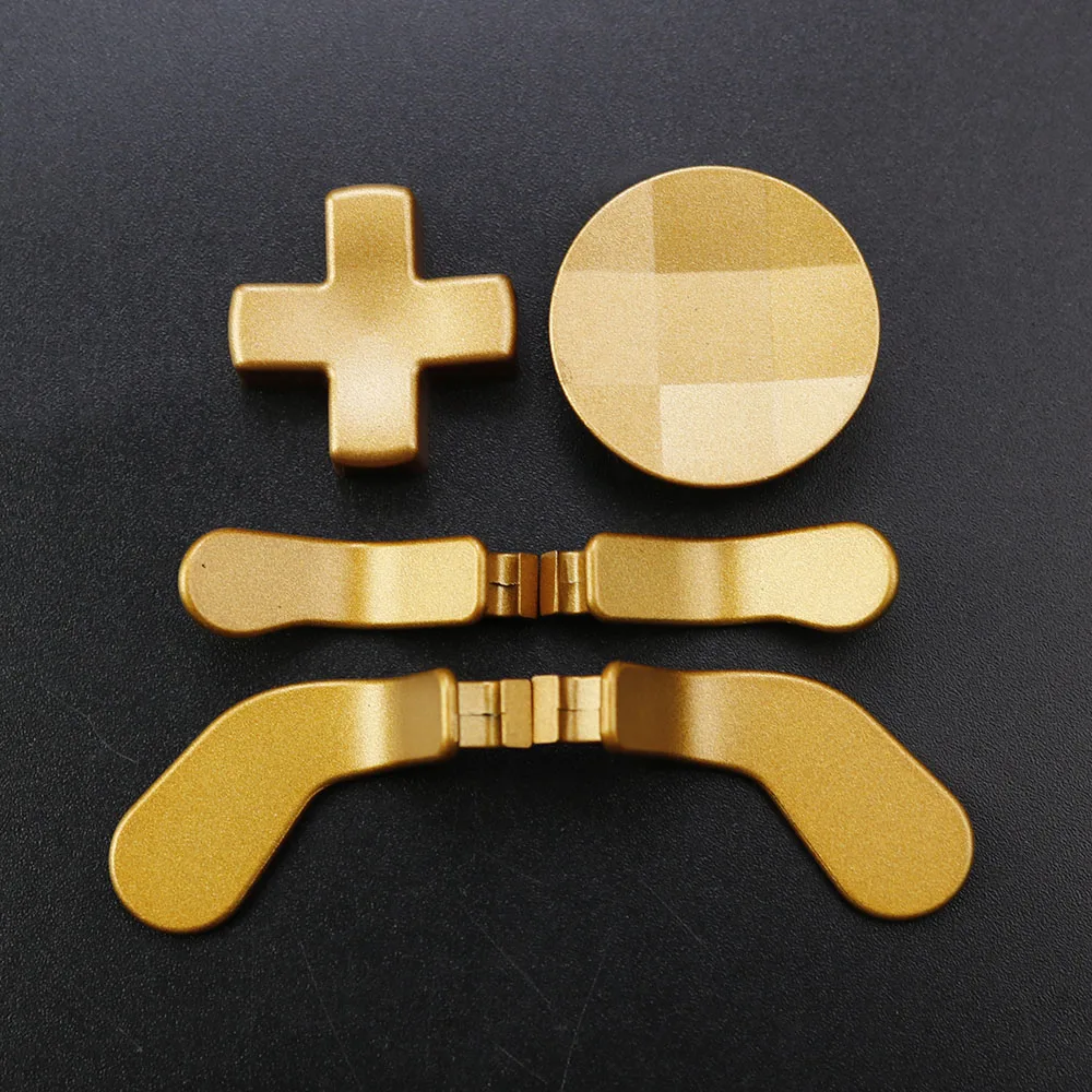 YUXI 1 Juego de empuñaduras de pulgar analógicas para Xbox One Elite Series paletas de Metal para Xbox One Elite 2 piezas botón de disparo - imagen 5