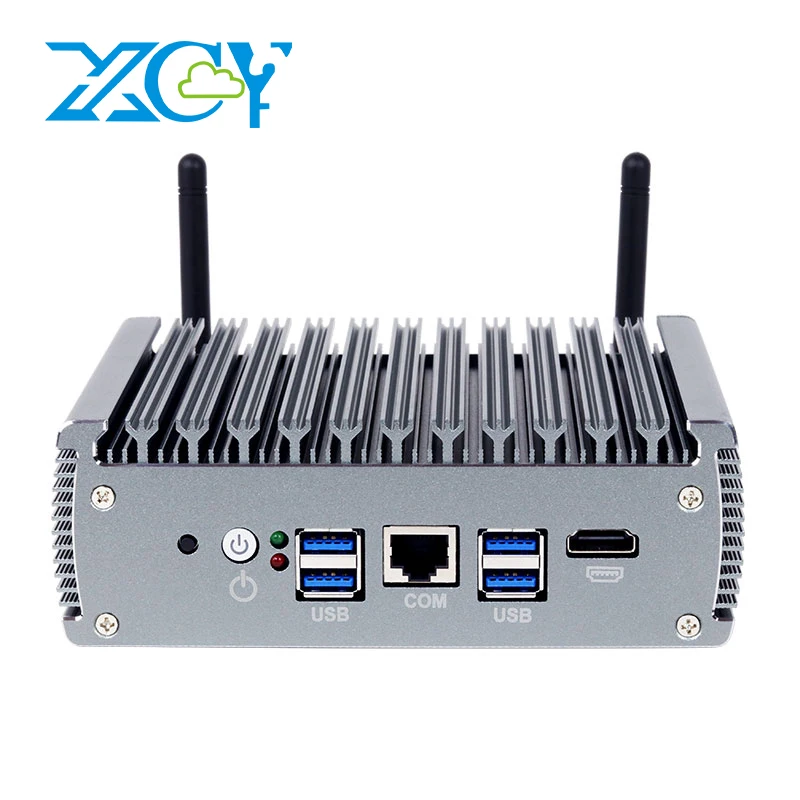 Mini PC industrial Procesadores Intel Core 11.a generación 6x 2.5G Ethernet 4x USB RJ45-RS232 Ranura HDMI SIM mPCIe Windows Linux