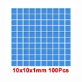 100x100x1.0mm Sliced