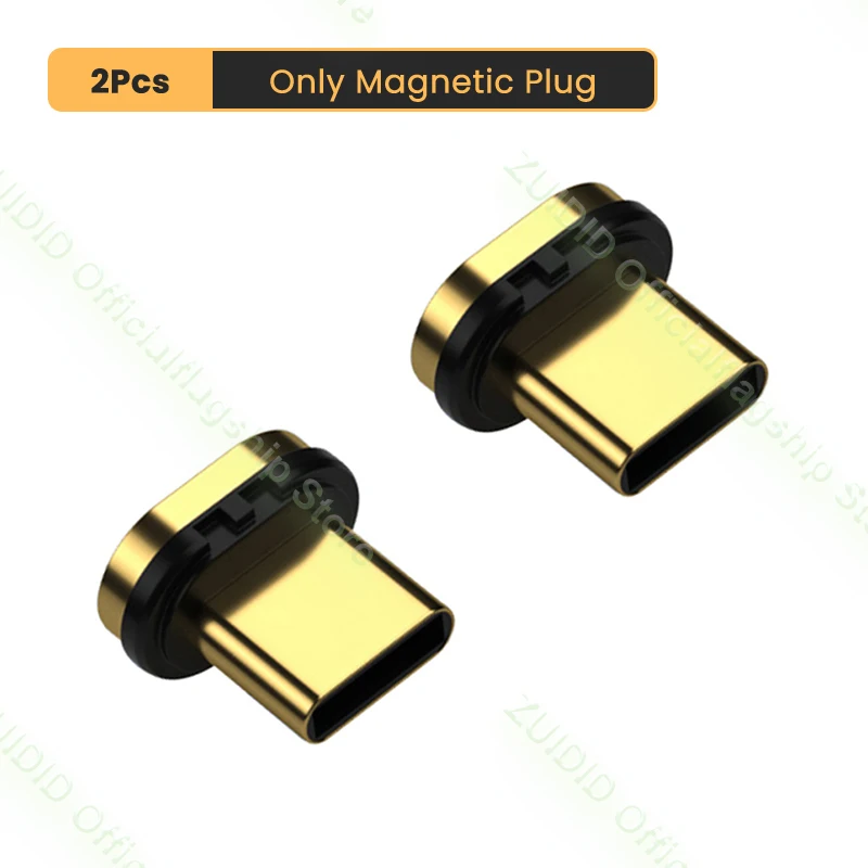 2Pcs Gold Plugs