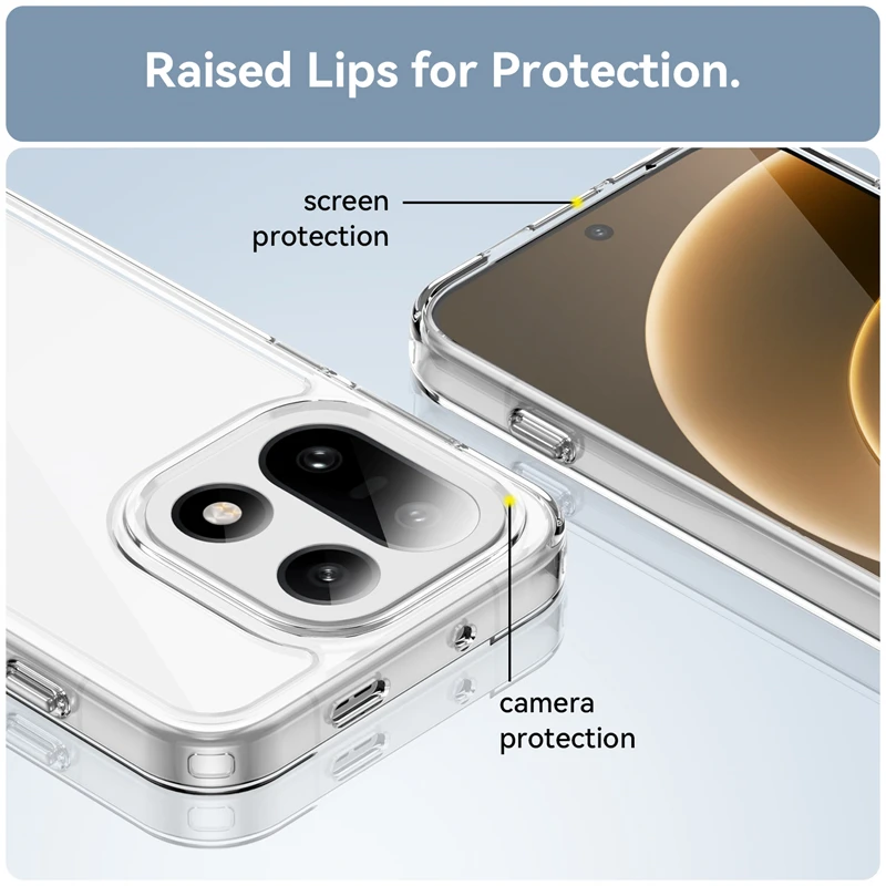 Para OnePlus 15 funda transparente de silicona de lujo transparente Protector de PC funda a prueba de golpes funda OnePlus 15 funda OnePlus 15 - imagen 4