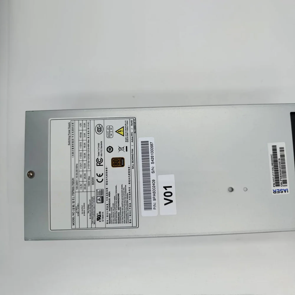 Para fuente de alimentación FSP 2U 600W FSP600-702UC FSP700-802UK FSP600-702UH - imagen 2