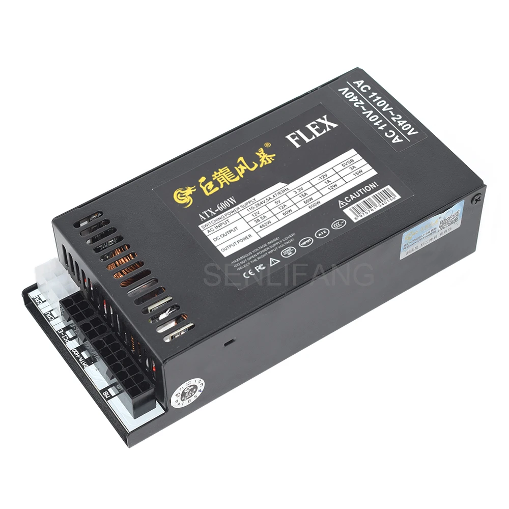 Nueva fuente de alimentación de PC 400W 600W Modular completo 1U Mini Flex ATX PSU para K39 A4 S3 G5 ITX Mini funda juego de escritorio 110-264V ENP-7660B - imagen 2