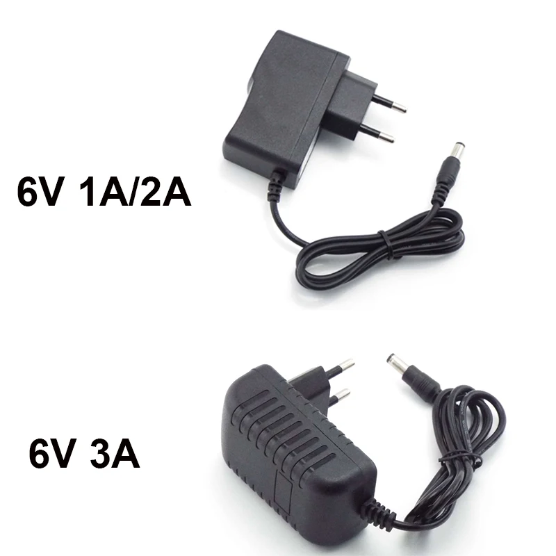 Cargador de pared de 6V, 1A, 2A, 3A, CA a CC, 100V-240V, fuente de alimentación de 1000Ma, 1,7mm x Adaptador convertidor de 4,0, transformador de carga con enchufe europeo - imagen 5
