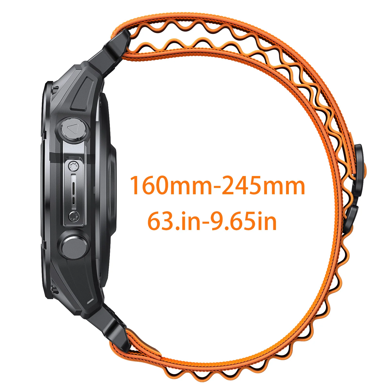 Correa de nailon de ajuste rápido de 22mm y 26mm para Garmin Fenix 8 7X 7 Pro Fenix 6X 6 5X 5Plus Tactix 7 Forerunner 965 955 Enduro 2 Loop Band - imagen 3