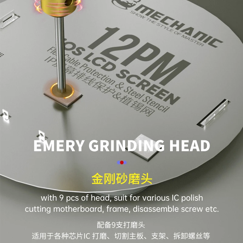 Máquina de grabado mecánica IRX6 de velocidad ajustable, mini pluma de pulido eléctrico, chip ic para teléfono móvil, pluma de tallado de jade DIY, pulido - imagen 3