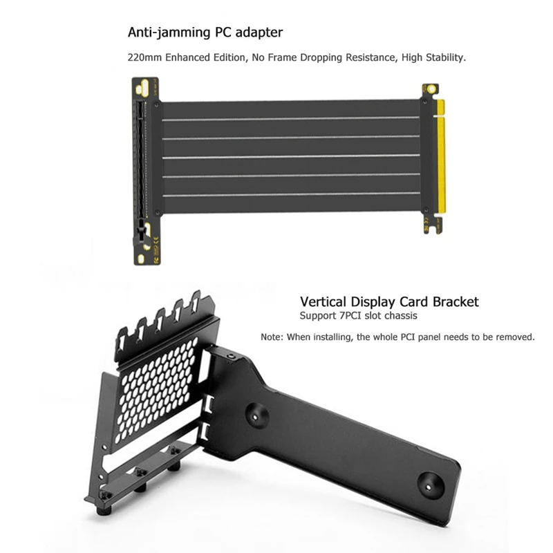 Un adaptador de PC anti -Jamming negro