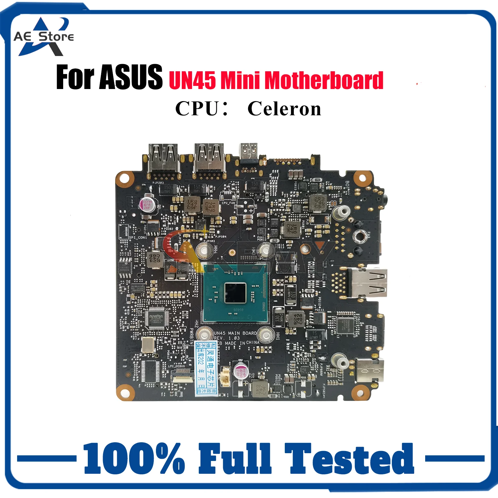 Placa base para ordenador portátil UN45 para ASUS VivoMini UN45 placa base para portátil con CPU Celeron 100% pruebas OK envío rápido alta calidad