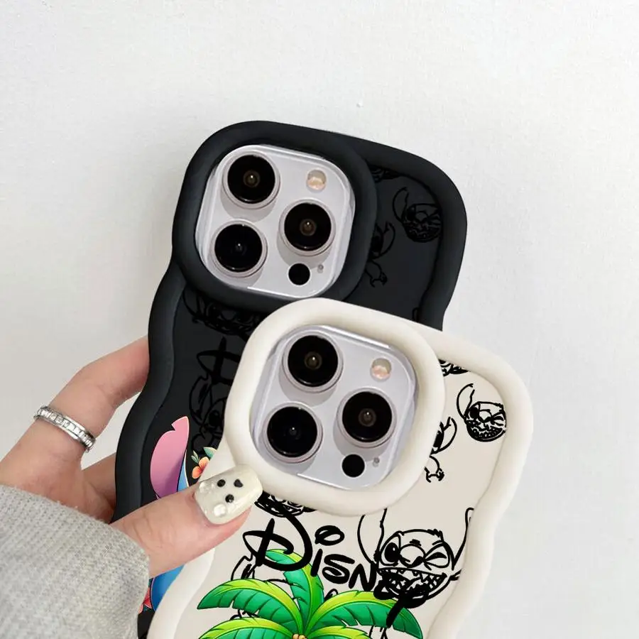 Disney Stitch Case for iPhone XR 14 17 Air 8 11 12 16 Pro Max 13 15 Plus Soft Phone Cover - imagen 2
