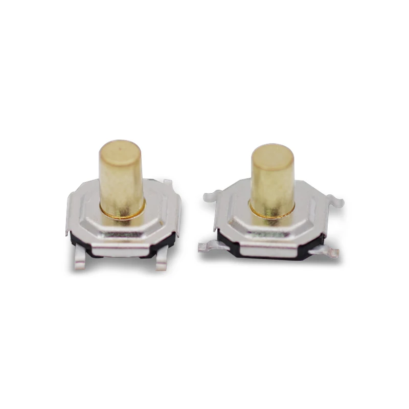Interruptor táctil SMD 4x4mm cabeza cobre alturas variables