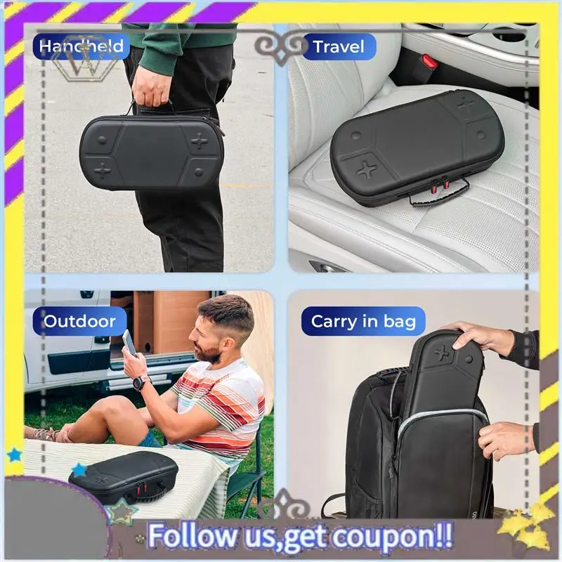 Bolsa de almacenamiento Universal de AU33, funda impermeable de PU, bolsa de espacio grande para Steam Deck/Switch/ROG Aiiy, consola de juegos duradera - imagen 2