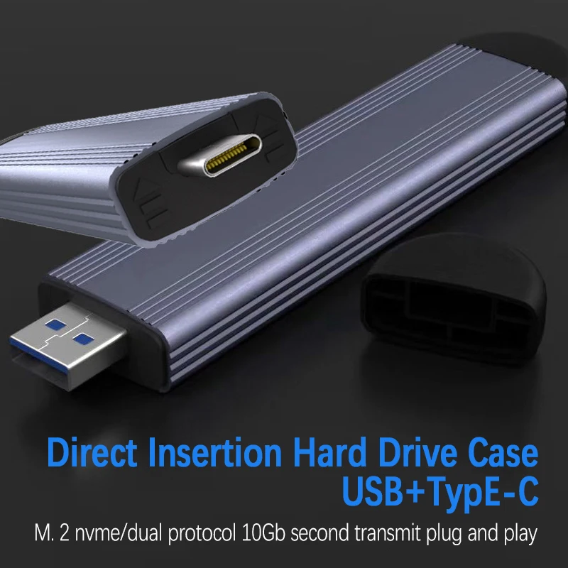 UTHAI-carcasa de disco duro M12, TYPE-C3.1 en línea, interfaz Dual, SSD, protocolo Dual, NGFF, NVME - imagen 2