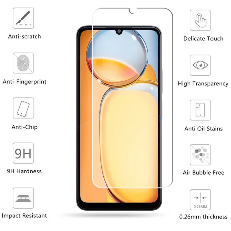 Para Xiaomi Redmi 13C 12C Protector de pantalla de vidrio Redmi 13C película protectora de lente de teléfono de vidrio templado para Redmi 13C - imagen 3