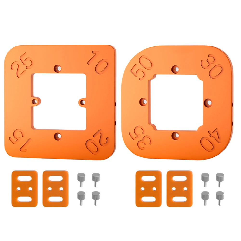 Plantillas de radio de esquina para enrutador de carpintería, plantilla de R10-R25/R30-R50, herramienta manual de radio Circular de fresado de esquina curvada - imagen 2