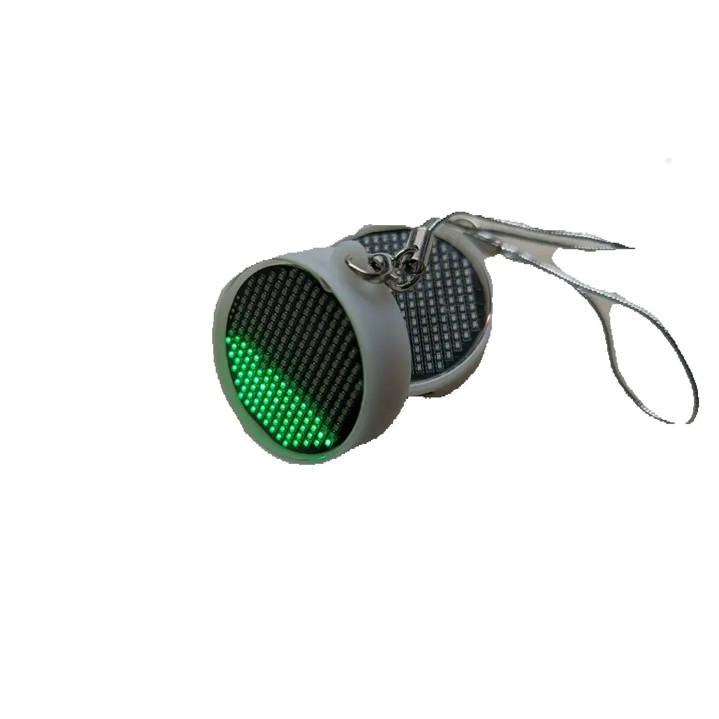 Collar con colgante LED de simulación de fluido: aleación de aluminio de 31 mm, cristal de zafiro, accesorio de juego activado por movimiento - imagen 3