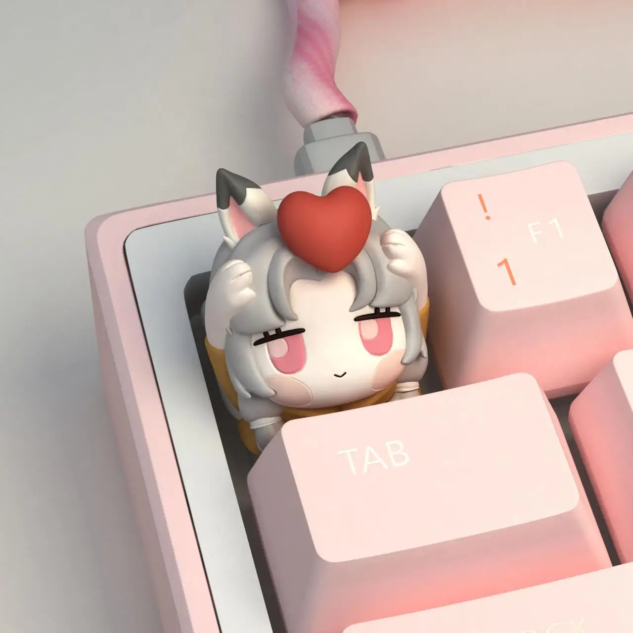 Kurimi Keycaps Naraka: teclas con tema de juego Bladepoint, 1 Uds., tapa de tecla personalizada, teclas de teclado mecánico de resina 3D - imagen 2
