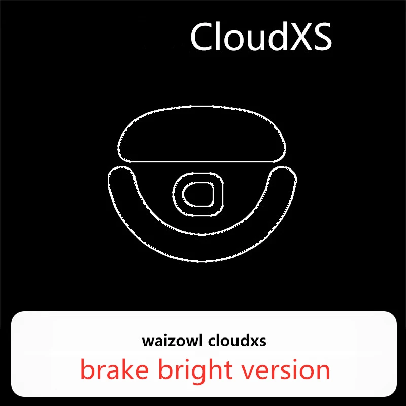 1 Juego de patines de ratón ultrafraglide para Waizowl CloudXS, Control de frenos, pies silenciador de velocidad, versión ICE, deslizadores de ratones, pies de PTFE de 0,75mm - imagen 5