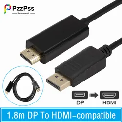 Cable Convertidor DisplayPort a HDMI para PC y Proyector